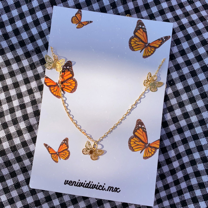 Collar mariposas ♡