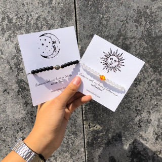 Pulseras sol y luna