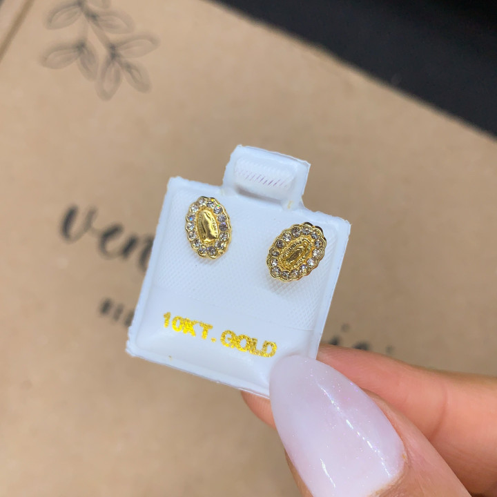 Broquel de oro Guadalupe♡