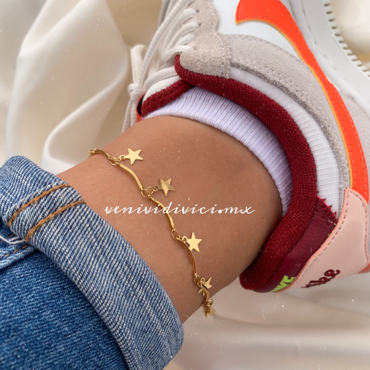 Tobillera estrellas♡