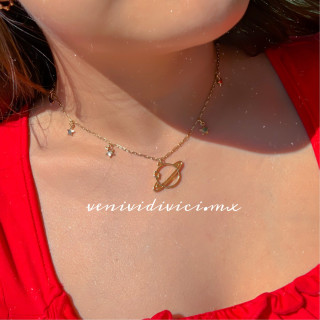 Collar Saturno♡