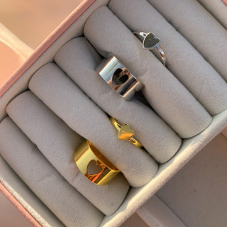 Anillo corazón pareja♡