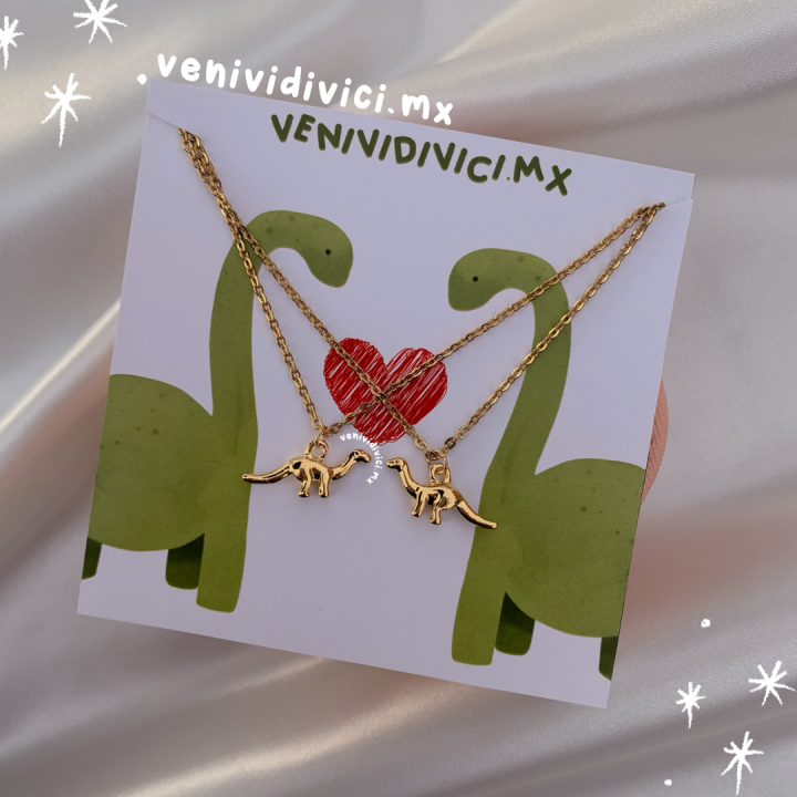 ♡Dinos collar pareja
