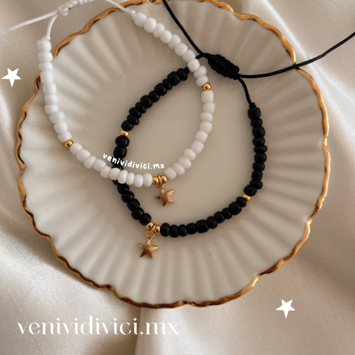 Pulseras estrellas♡