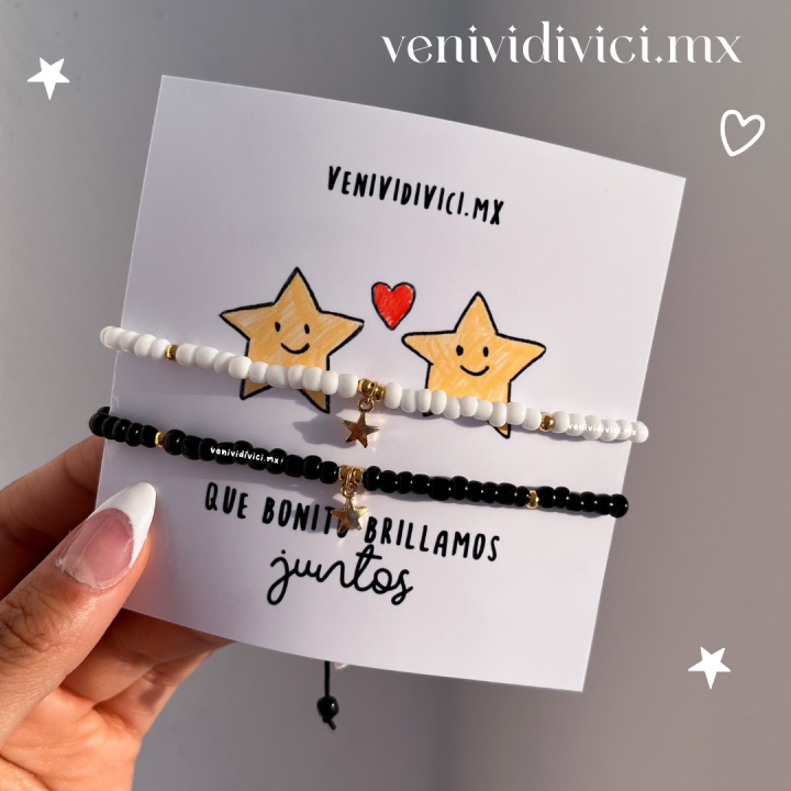 Pulseras estrellas♡