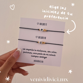 Pulseras inicial ♡